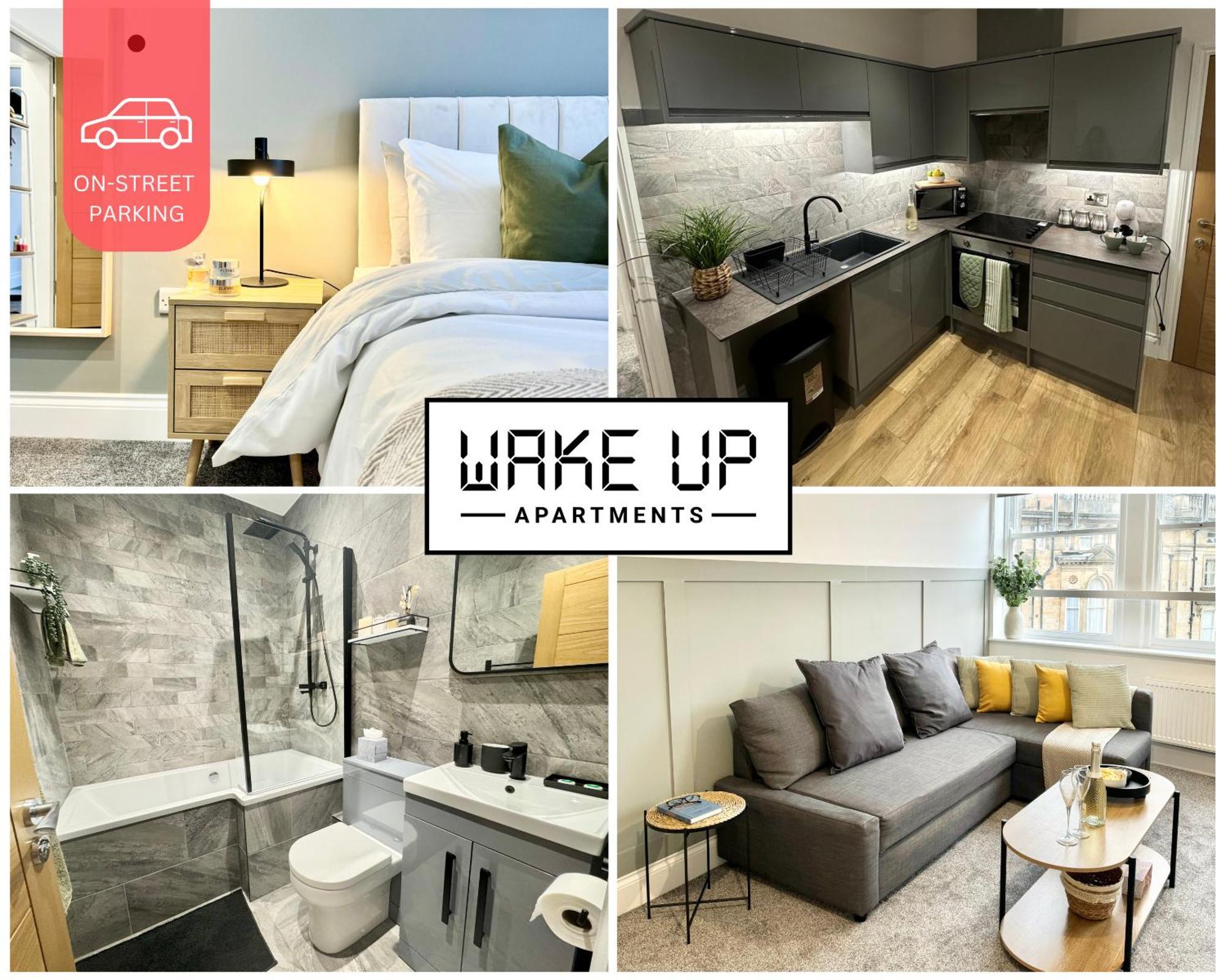 The Yorkshire Crown - Luxury Apartment - Free Parking Nearby 해러게이트 객실 사진